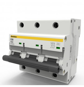 Disjuntor Tripolar Curva C 80A DIN - ENERBRAS